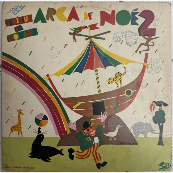 Lp Vinicius De Moraes - Arca De Noé