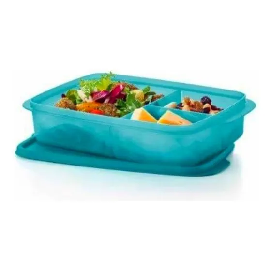 Tupperware Eco Lunch Rectangular De Divisiones