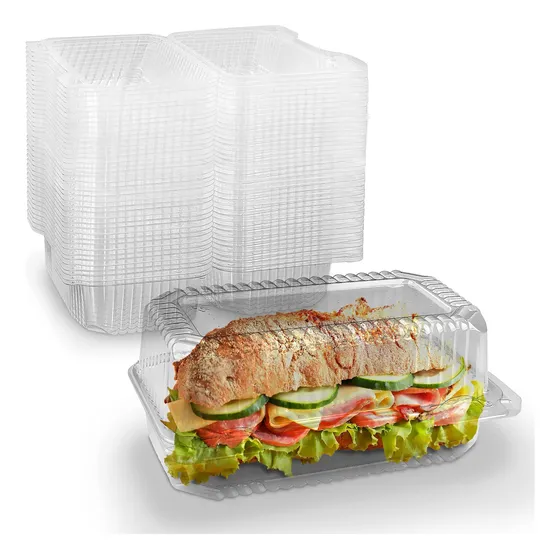 Contenedores Desechables De Plástico Resistente