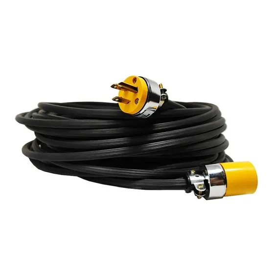 Extension Electrica Cca De Uso Rudo Konect 2x#14 50m Negro