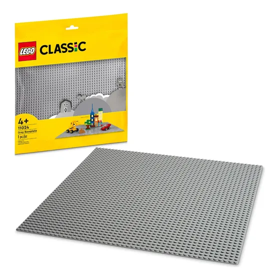 Lego Classic Base De Construção Cinzenta 11024