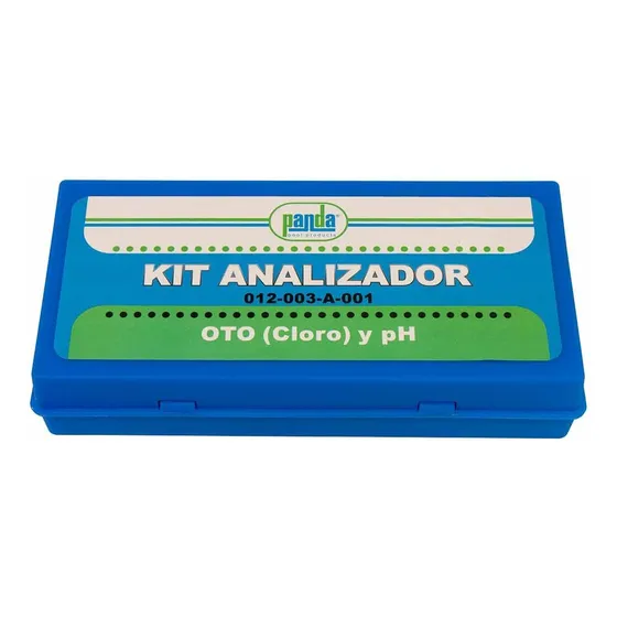 Kit Con Estuche Medidor De Cloro Y Ph Residual De Alberca