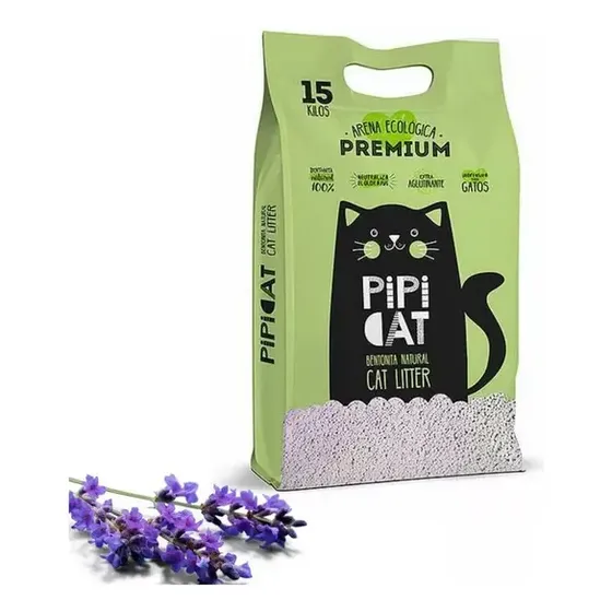Pipicat - Arena Sanitaria Lavanda 15kg | Cuotas sin interés