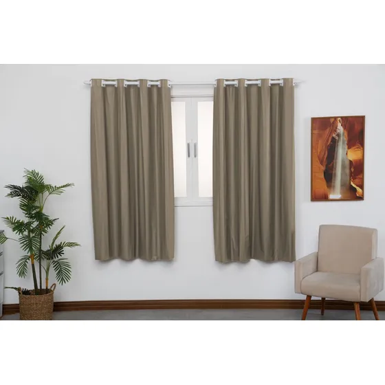 Blackout Pvc 100% Corta Luz Com Ilhós 2,80x1,70- Sala Quarto