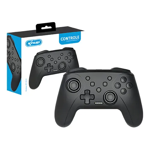 Controle PXN PXN-0082 Preto USB para PS4 PS3 Xbox One Switch e PC