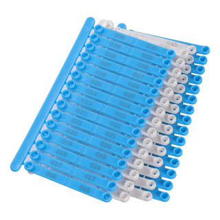 100 Placa Marcação Para Aves - Anilha De Asas Numeradas 100 Placa Marcação Para Aves - Anilha De Asas Numeradas