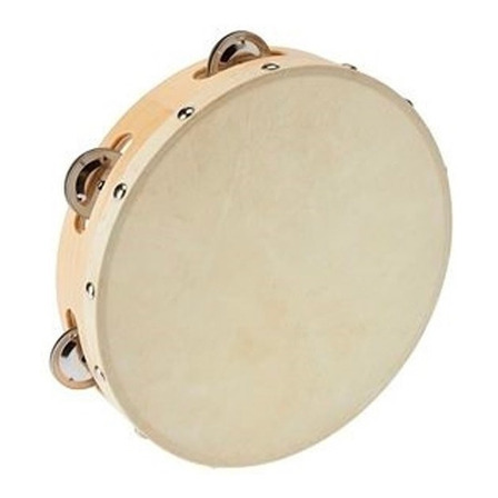 Pandereta De Madera Y Lonja Lisa Instrumento Musical Juguete Pandereta De Madera Y Lonja Lisa Instrumento Musical Juguete