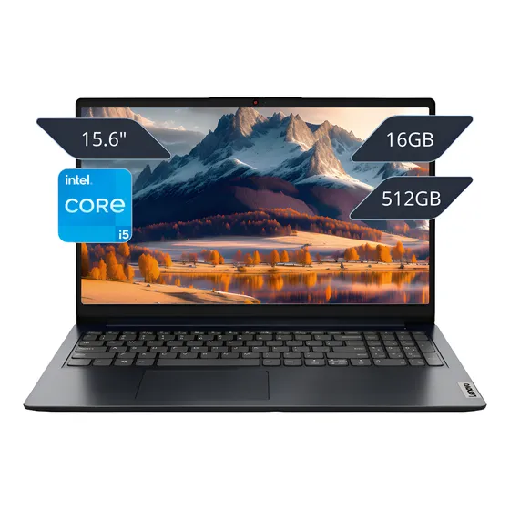 Notebook Lenovo Ideapad 1 15iau7 Core I5 16gb 512gb Tactil Azul