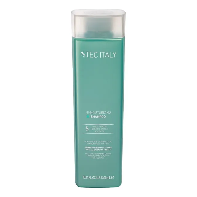 Shampoo Tec Italy Moisturizing Hidratante Cabello Dañado 300 mL