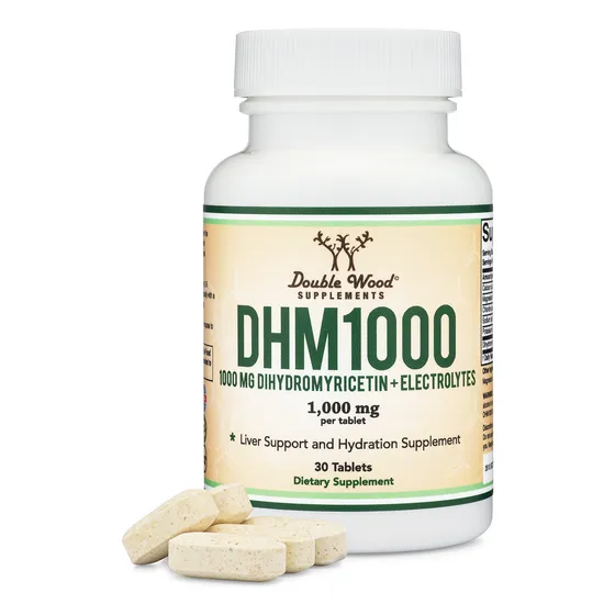 Suplemento Double Wood Dhm1000 De Dihidromiricetina 30 Compr