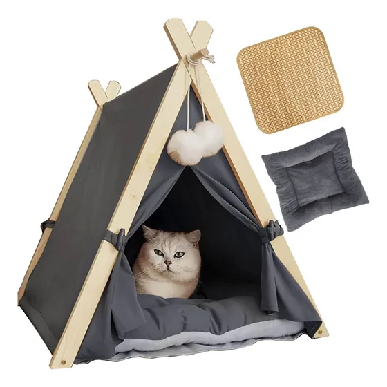 Tipi Teepee De Perro Gato Tienda Casa Cama De Mascota Casita