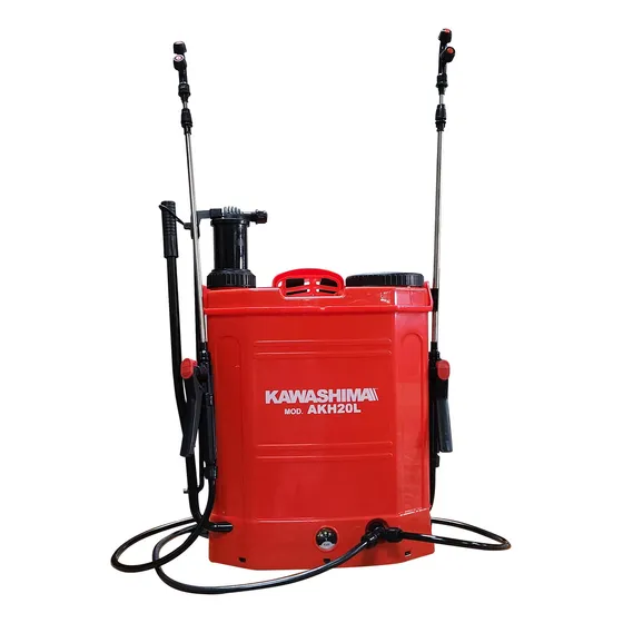 Fumigadora Aspersora Eléctrico/manual 20lts Hibrido Kawashima Akh20l Color Rojo