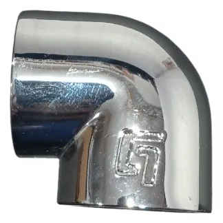 Codo Cromado De 1/2 PuLG. Marca Belt-g Gri-0908.