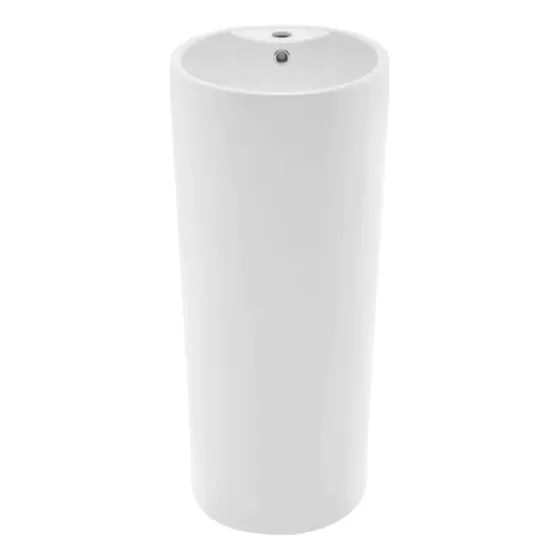 Lavamanos Casal Torre Cl6020 Redondo 84x40 Cm Blanco