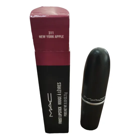 311 New York Apple Batom Mac Frost Lipstick Novo No Brasil