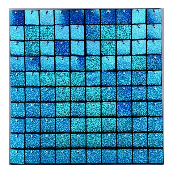 Shimmer Wall Panel 30x30cm Lentejuelas Brillante Deco Pack 6