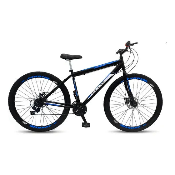 Bicicleta mountain bike Ello Bike Velox R29 - preto/azul