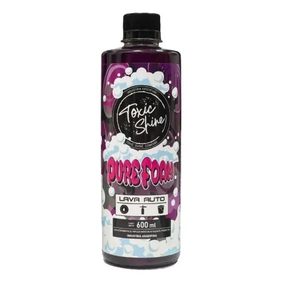 Shampoo Lava Auto Pure Foam P/ Foam Lance Toxic Shine 600cc
