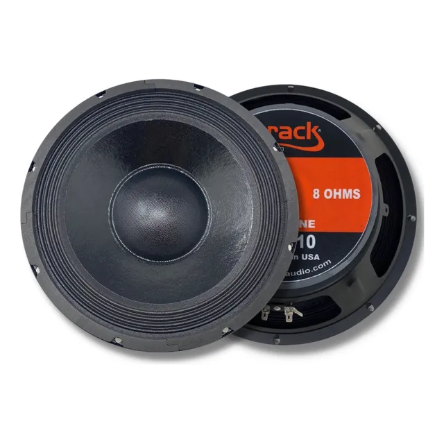 Par De Bocinas 10 Krack Audio Profesional 500w Lineales Color Negro
