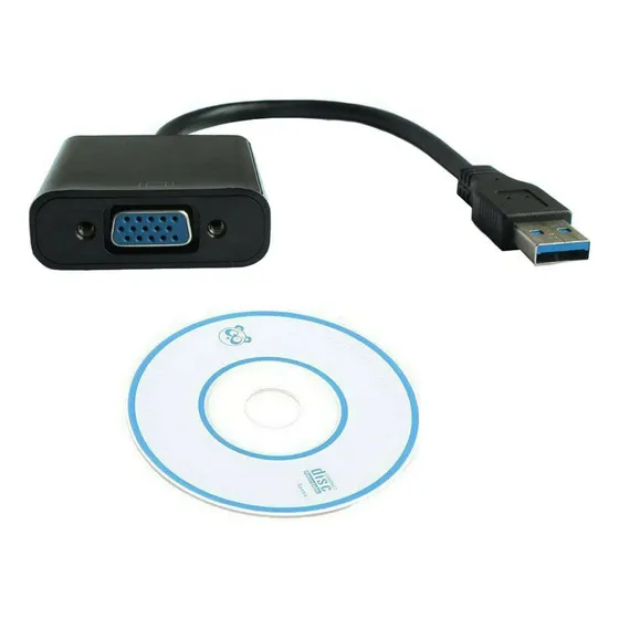 Adaptador Cable Externo Pantalla Tarjeta Grafica Video Usb