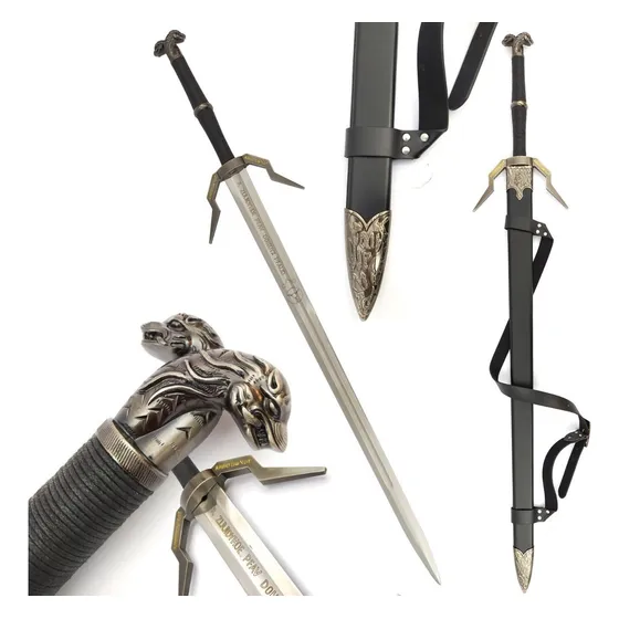 Espada De Prata The Witcher 3 Wild Hunt Geralt Of Rivia Inox