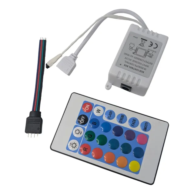 10 Controladores Remoto Rgb 5v - 12v Con Control Tira Modulo