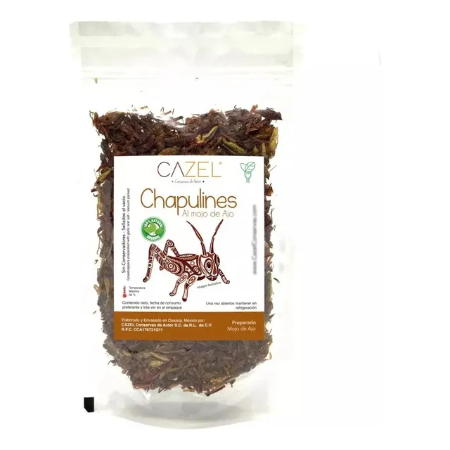 Chapulines Mojo De Ajo - Cazel - g a $1248