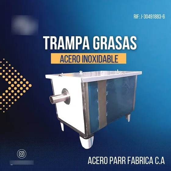 Trampa Grasa 100% Acero