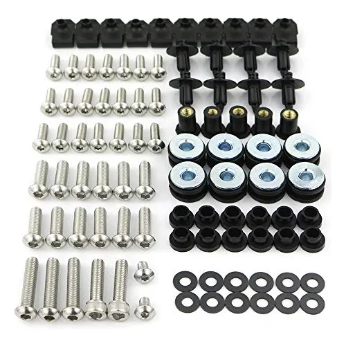 Kit De Pernos De Acero Inoxidable Carrocería De Motoci...