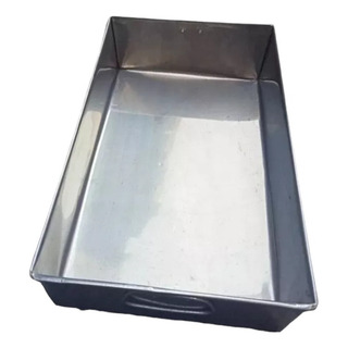 Charola Pavera Rectangular 50×33 De Acero Inoxidable Charola Pavera Rectangular 50×33 De Acero Inoxidable