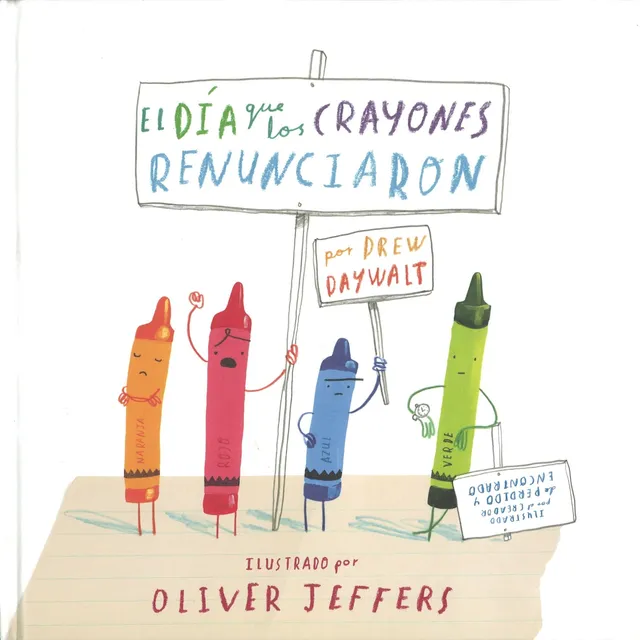 El Día Que Los Crayones Renunciaron de Oliver Jeffers Editorial FCE Tapa Dura
