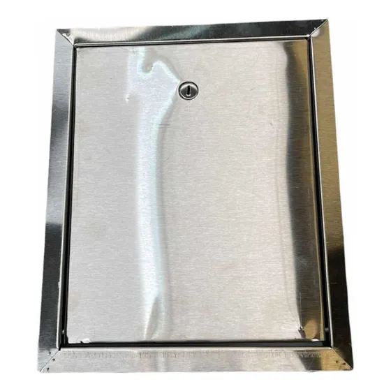 Tapa Puerta Llave De Paso Canilla 20cmx25cm Acero Inoxidable