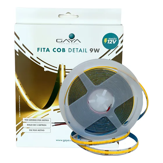 Fita Led Cob 9w Gaya Cor 2700/3000k Branco Quente (amarelo)