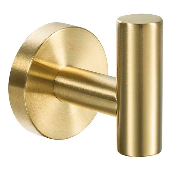 Perchero Gold Percha Gancho Para Baño De Acero Inoxidable Color Dorado