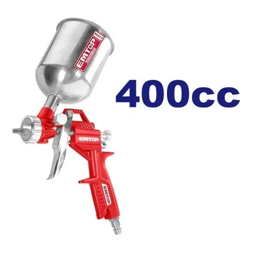 Pistola De Pintura En Spray 400cc Emtop Somos Tienda