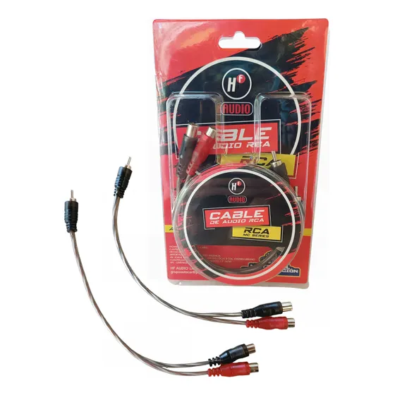 Cable Rca Tipo Ye 1 Macho 2 Hembras