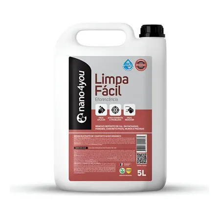 Limpa Fácil Eflorescência Decapante Sem Ácidos 5l Nano4you
