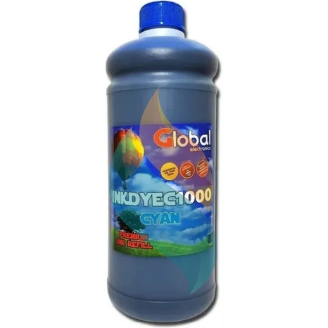 Tinta Compatible Epson L380 L3110 L3150 544 664 1 Litro Cian
