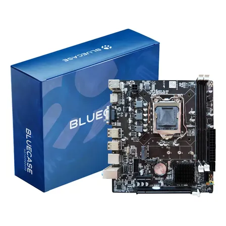 Placa Mãe Bluecase Bmbh61 Ddr3 Lga 1155 Rede 1000 H61 Nvme Cor Preto