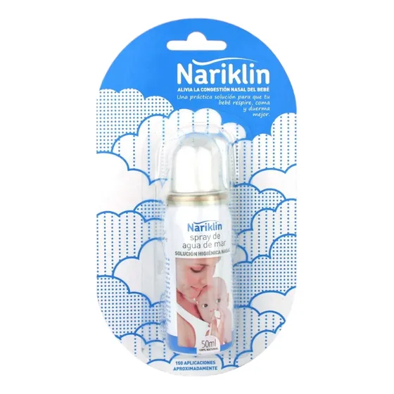 Spray Nasal Descongestionante Nariklin Para Bebés 50 Ml