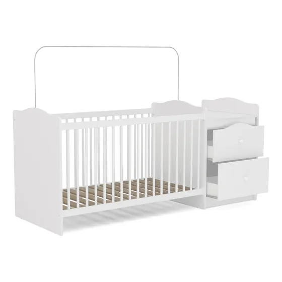 Cuna Transformable Con Cajonera Cuna Dormitorio Infantil 