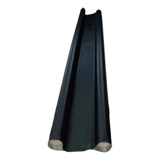 Zócalo Burlete, Doble Bajo Puerta, Chau Chiflete, Negro 