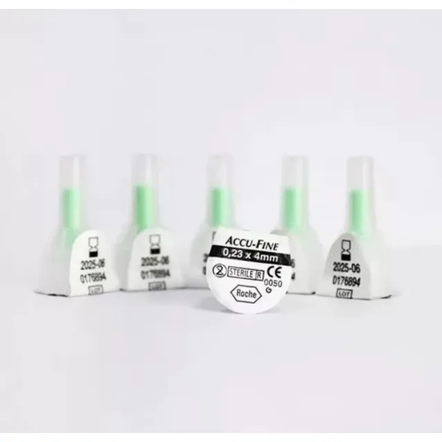Accu-fine 10 Agujas Estériles Descartables   4mm 32g