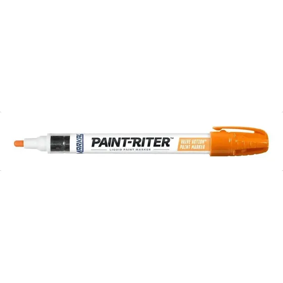 Marcador Fibra Pintura Fibron Markal Valve Action - Made Usa Color Naranja