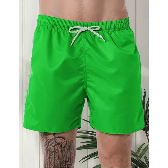 Short Masculino Tactel Neon Bermuda Fluorescente 03 Bolsos