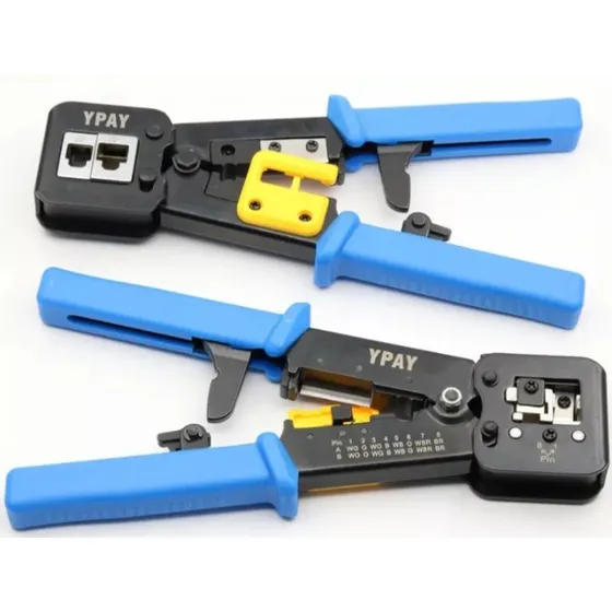 Crimpeadora Ponchadora Rj45 Rj12 Rj11 3 En 1 Profesional 