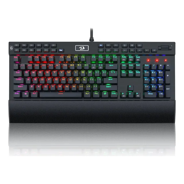 Redragon K550 Rgb Rgb Gaming Keyboard, 104 Keys + 12 Macro G