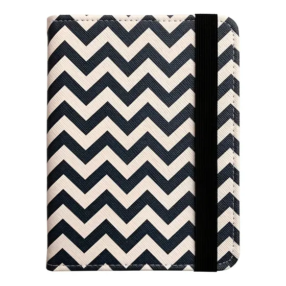 E-Reader Aveludado Fino Leve Artesanal Kindle Paperwhite 7th G 2016 0 MB chevron azul com tela de 6" 0ppp