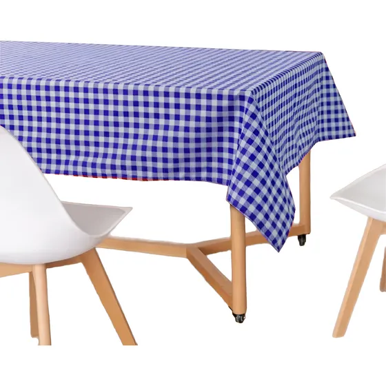 Toalha De Mesa Xadrez Retangular 6 Lugares Para Piquenique