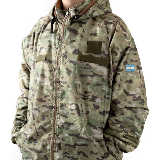 Campera Tactica Multicam Impermeable Reversible Multicam Xxl Camuflado